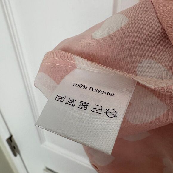 Missy‎ Empire Pink And White Heart Print Size 10 - Picture 8 of 9